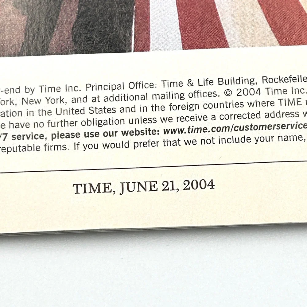 TIME Magazine June 21 2004 George W Bush Faith Oval Office Ronald Reagan Cover